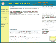 Tablet Screenshot of impararefacile.it