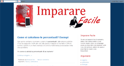 Desktop Screenshot of impararefacile.com